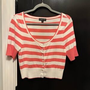 Sweater cardigan crop-top